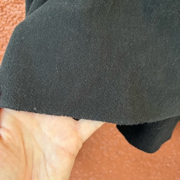 Champion Pullover Hoodie Womens XXL Black Solid Drawstring Cropped Reverse Weave - Picture 3 of 5